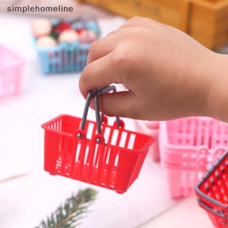 [simplehomeline] ตะกร้าอาหารจิ๋ว 1:12 สําหรับตกแต่งบ้านตุ๊กตา 5 ชิ้น