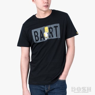 DOSH MENS T-SHIRTS THE SIMPSONS เสื้อยืดคอกลม แขนสั้น ผู้ชาย