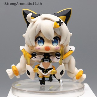 Strongaromatic โมเดลฟิกเกอร์ PVC รูปปั้นอนิเมะ Honkai Impact 3rd Kiana Kaslana Nekoneko ขนาด 8 ซม. ของเล่น สําหรับเก็บสะสม ตกแต่ง