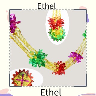 Ethel1 ฟอยล์โลหะ สําหรับแขวนตกแต่งบ้าน ของขวัญคริสต์มาส 2 ชิ้น