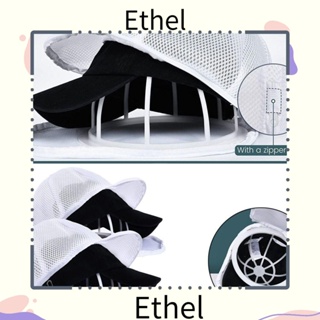 Ethel1 เครื่องซักผ้า หมวกเบสบอล|กระเป๋าโพลีเอสเตอร์ สําหรับใส่เสื้อผ้าซักรีด