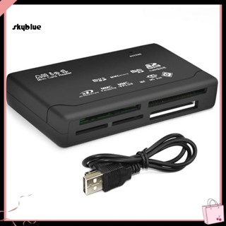 [Sy] All in One อะแดปเตอร์การ์ดรีดเดอร์ดิจิทัล USB 20 Micro Secure TF CF MMC สําหรับ PC