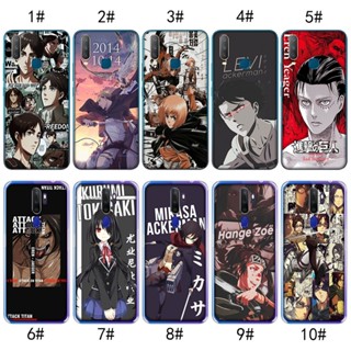 เคสโทรศัพท์มือถือ แบบใส ลายอนิเมะผ่าพิภพไททัน สําหรับ Vivo V21 Y21 Y21S Y33S Y31 Y51 MZD9