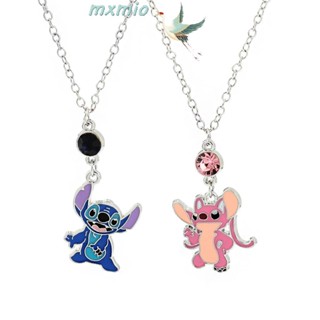 Mxmio สร้อยคอคู่รัก ลาย Lilo &amp; Stitch Angel Stitch สไตล์เกาหลี