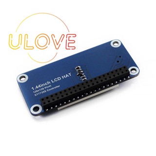 หน้าจอแสดงผล LED แบ็คไลท์ พร้อมจอยสติ๊ก LCD 3.3V SPI 1.44 นิ้ว สําหรับ Raspberry Pi 4B 3B+ 3B Zero Hat 1 ชิ้น