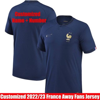 เสื้อกีฬาแขนสั้น ลายทีมชาติฟุตบอล World Cup France 22-23 ชุดเหย้า