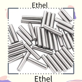 Ethel1 หมุดเดือย แบริ่งเหล็ก 3x18 มม. สีเงิน สําหรับจัดตําแหน่งชั้นวางของ 100 ชิ้น