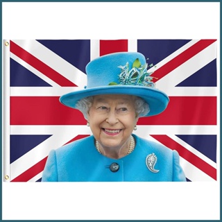 ธงแจ็ค Queen Jubilee Flag Union Jack Flag สําหรับครบรอบ 70 ปี