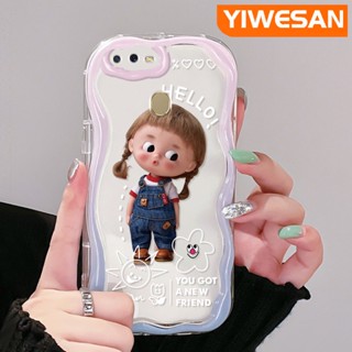 เคสโทรศัพท์มือถือแบบนิ่ม ใส กันกระแทก ลายการ์ตูนเด็กผู้หญิงซน น่ารัก สีสันสดใส สําหรับ OPPO A12 A12s A5s A7 A11K