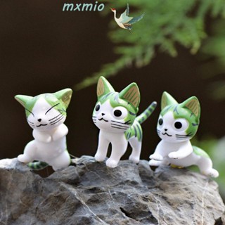 Mxmio ฟิกเกอร์ชีส รูปการ์ตูนแมวน่ารัก DIY สําหรับตกแต่งบ้าน