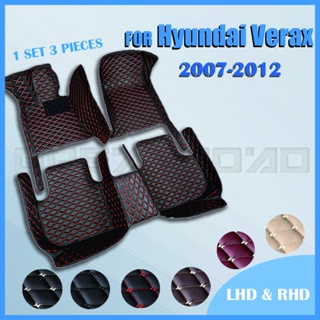 แผ่นรองพื้นรถยนต์ RHD สําหรับ Hyundai Verax(FIVE SEAT)2007 2008 2009 2010 2011 2012