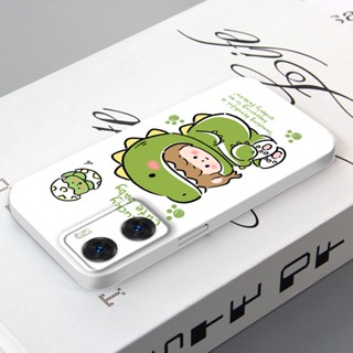 เคสโทรศัพท์มือถือ PC แข็ง ปิดด้านหลัง ลายไดโนเสาร์ สไตล์เกาหลี สําหรับ Oppo A57 2022 4G A77s A77 A17 F11 A9 A5 A11 A55 A56 A92S Reno4 Z A93