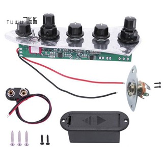 แผ่นควบคุมเสียงเบส แจ๊ส JB 5 สาย สําหรับสายกีตาร์ เบส 4/5 JB07