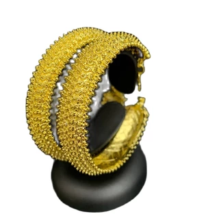 Vintage Jewelry ชุดไทยเครื่องประดับ สีเงิน กำไลข้อมือ เด็กสวมใส่ silver Bracelet 1ชิ้น