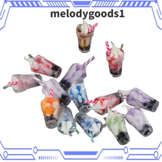 Melodygoods1 จี้เรซิ่น รูปไอศกรีม ขนาดเล็ก หลากสี สําหรับทําต่างหู สร้อยคอ DIY