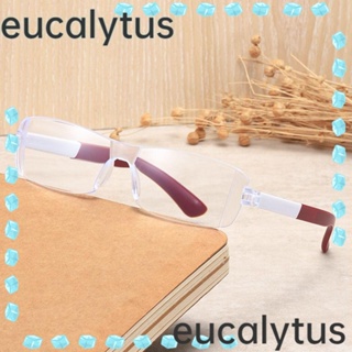 Eucalytus1 แว่นตาอ่านหนังสือ แฟชั่น หรูหรา ป้องกันสายตา กรอบเบาพิเศษ สไตล์วินเทจ