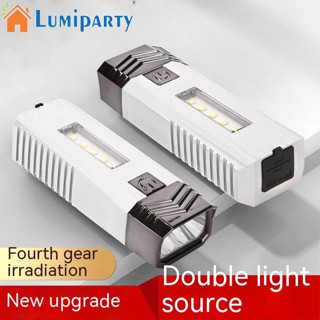 Lumiparty ไฟฉาย Led อเนกประสงค์ ชาร์จ Usb สําหรับจักรยาน