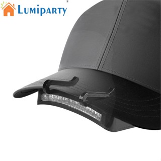 Lumiparty ไฟฉาย Led 11 ดวง แบบคลิปหนีบ หมุนได้ แฮนด์ฟรี สําหรับตั้งแคมป์ ตกปลา เดินป่า