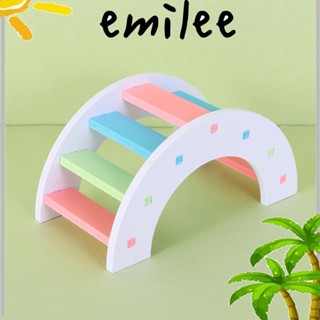 EMILEE บ้านไม้ ขนาดเล็ก อุปกรณ์เสริม สําหรับหนูแฮมสเตอร์