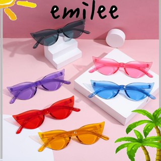 Emilee แว่นตากันแดด แคทอาย สีแคนดี้ ไร้ขอบ สําหรับปาร์ตี้