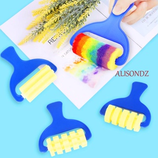 Alisondz กราฟฟิตี ฟองน้ํา ลูกกลิ้ง สร้างสรรค์ อนุบาล DIY ของเล่น ก่อนวัยเรียน เด็ก เครื่องมือวาดภาพ ศิลปะ กราฟฟิตี ซีล