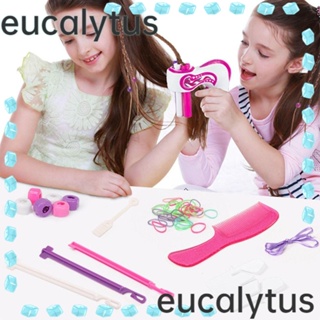 Eucalytus1 ที่สานผม DIY|ม้วนผมถักเปียอัตโนมัติ แบบเกลียว พลาสติก ของขวัญ สําหรับเด็กผู้หญิง