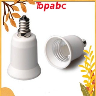 Top อะแดปเตอร์แปลงหลอดไฟ E12 เป็น E27 6A สกรูพรีเมี่ยม PBT 220V สําหรับหลอดไฟ LED