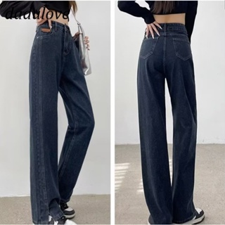 DaDulove💕 New American Ins High Street Retro Jeans Niche High Waist Loose Wide Leg Pants Large Size Trousers