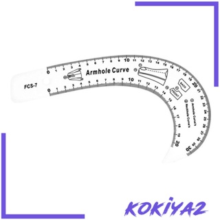 [Kokiya2] แม่แบบไม้บรรทัด ทรงโค้ง สไตล์ฝรั่งเศส สําหรับตัดเย็บเสื้อผ้า