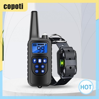 Copoti ปลอกคอ กันน้ํา กันกระแทก 800 เมตร สําหรับสุนัขทุกขนาด ใช้ในบ้าน