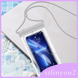 [szlinyou2] กระเป๋าใส่โทรศัพท์มือถือ IPX8 กันน้ํา ขนาดใหญ่ สําหรับว่ายน้ํา ชายหาดกลางแจ้ง