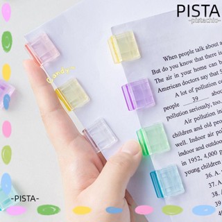 Pista คลิปหนีบกระดาษ อเนกประสงค์ สีแคนดี้ สําหรับนักเรียน 20 ชิ้น