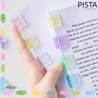 Pista คลิปหนีบกระดาษ อเนกประสงค์ สีแคนดี้ สําหรับนักเรียน 20 ชิ้น