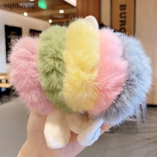 [highbuying] ยางรัดผม หูกระต่าย น่ารัก ยืดหยุ่น หลายสี เครื่องประดับผม มีสินค้า ใหม่