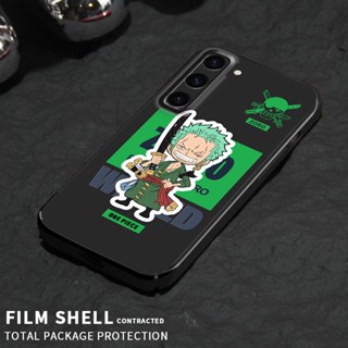 เคสโทรศัพท์มือถือ PC แบบแข็ง ลายลูฟี่ One Piece สไตล์เกาหลี สําหรับ Samsung Galaxy S23 Plus Ultra S22 S21 S20 FE Note9 Note 10 Plus Pro Q