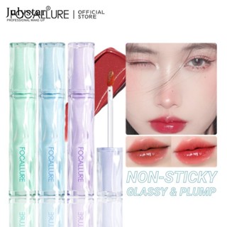 JULYSTAR Focallure Jelly Watery Lip Tint เกาหลีกลอสซี่อวบอิ่มเม็ดสีสูงติดทนนาน Bare Lip น้ำหนักเบาไม่เหนียวเหนอะหนะให้ความชุ่มชื้น