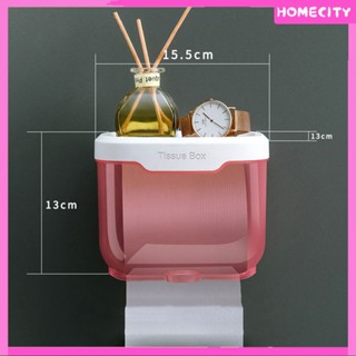 [พร้อม] Toilet Paper Towel Storage Box Free Punching Toilet Wall-mounted Paper Toilet Paper Box Wash Towel Waterproof Rack