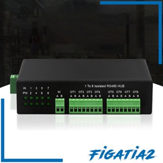 [Figatia2] ฮับแยก RS485 โฟโตอิเล็กทริก ทนทาน เกรดอุตสาหกรรม DC สําหรับอะไหล่สํารอง