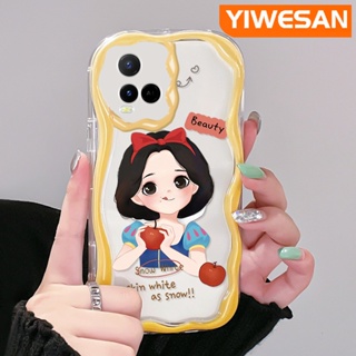 เคสโทรศัพท์ซิลิโคน ใส แบบนิ่ม ลายการ์ตูนสโนว์ไวท์ กันกระแทก สําหรับ VIVO Y21 2021 Y21G Y33s Y21s Y21e Y21a Y21t T1x 4G