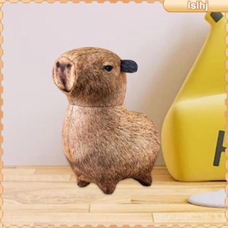 [Lslhj] ตุ๊กตายัดนุ่น รูปสัตว์ Capybara ของเล่นสําหรับเด็ก