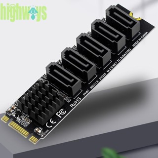 อะแดปเตอร์แปลงชิปเซ็ต M.2 NGFF B-Key Sata เป็น SATA3 6Gbps JM575 [highways.th]