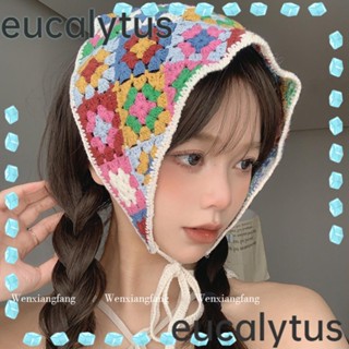 Eucalytus1 ที่คาดผม ผ้าถัก แฮนด์เมด เหมาะกับฤดูร้อน สําหรับผู้หญิง