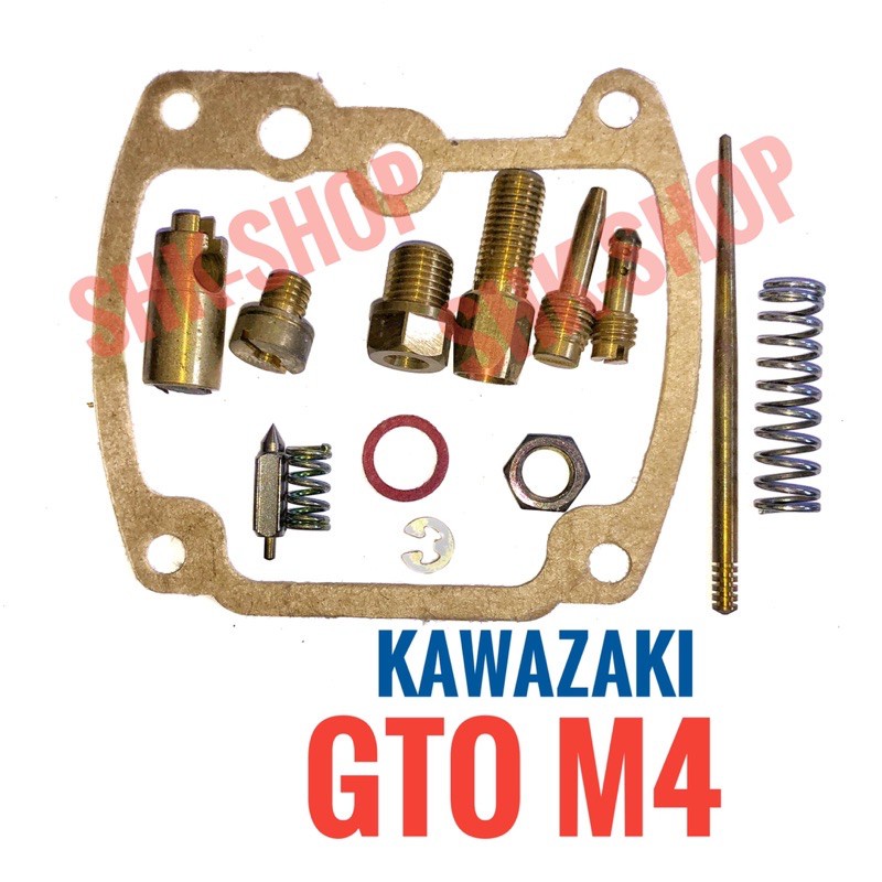 ชุดซ่อมคาร์บู KAWAZAKI GTO M4 , คาวาซากิ จีทีโอ เอ็ม4 ชุดซ่อมคาร์บูเรเตอร์ ชุดซ่อมคาบ