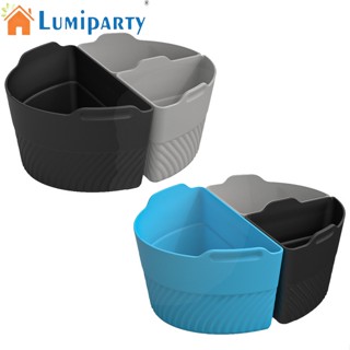 Lumiparty 3 In 1 ซิลิโคนแบ่งหม้อหุงข้าว ใช้ซ้ําได้ เกรดอาหาร ปลอดภัย สําหรับ 6QT