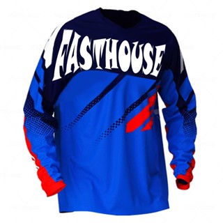 เสื้อกีฬาแขนสั้น ลายทีมวิบาก MTB Off Road MX BMX Enduro FASTHOUSE Jersey สําหรับขี่จักรยานเสือภูเขา