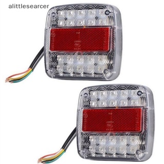 Alittlesearcer ไฟท้าย LED 20 ดวง กันน้ํา สําหรับติดท้ายรถบรรทุก รถพ่วง 1 ชิ้น