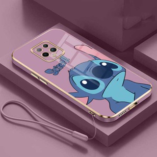 เคสโทรศัพท์มือถือยาง กันกระแทก ลายมอนสเตอร์ Stitch แวววาว พร้อมแหวนขาตั้ง สําหรับ Xiaomi Redmi Note 9S 8 7 Xiaomi Redmi 9A 8A 9C 9 8