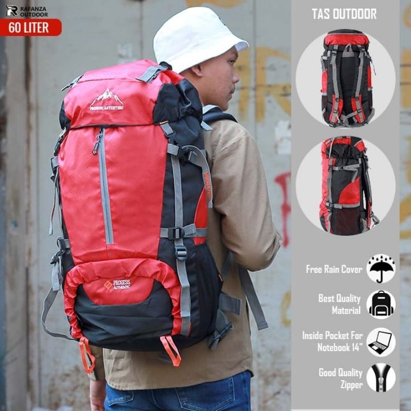 PROGEES 60L MOUNTAIN BAG ฟรี COVERBAG BAG