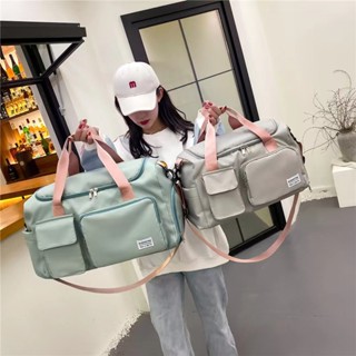 【พร้อมส่ง】miss bag fashion กระเป๋าเดินทาง กระเป๋ากีฬา  D-1492