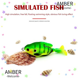 Amber เหยื่อตกปลาเหมือนจริง แบบยางนุ่ม ทนทาน ขนาด 7.5 ซม. 8.6 กรัม